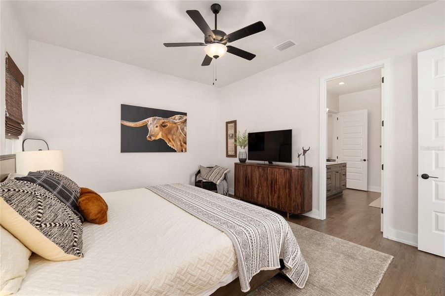 Furnished interior view inside a new home in Fairway Pointe at West End, Newberry (Image 38).