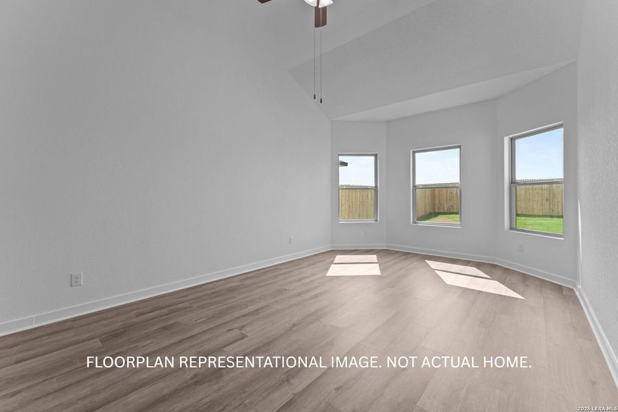 Spacious, unfurnished interior of a new home in Paloma Park, Converse (Image 13).