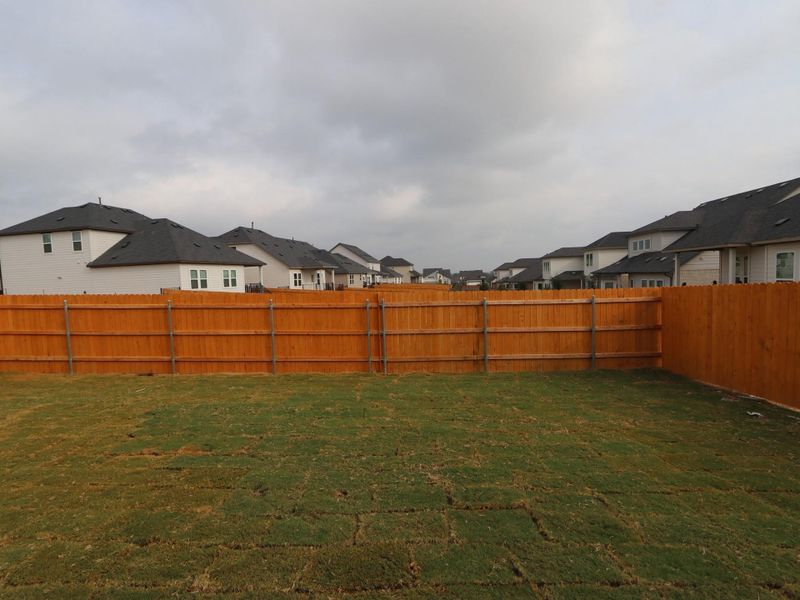 Exterior details and patio area of a home in Cascades at Onion Creek, Austin (Image 16). Exterior details and patio area of a home in Cascades at Onion Creek, Austin (Image 16).