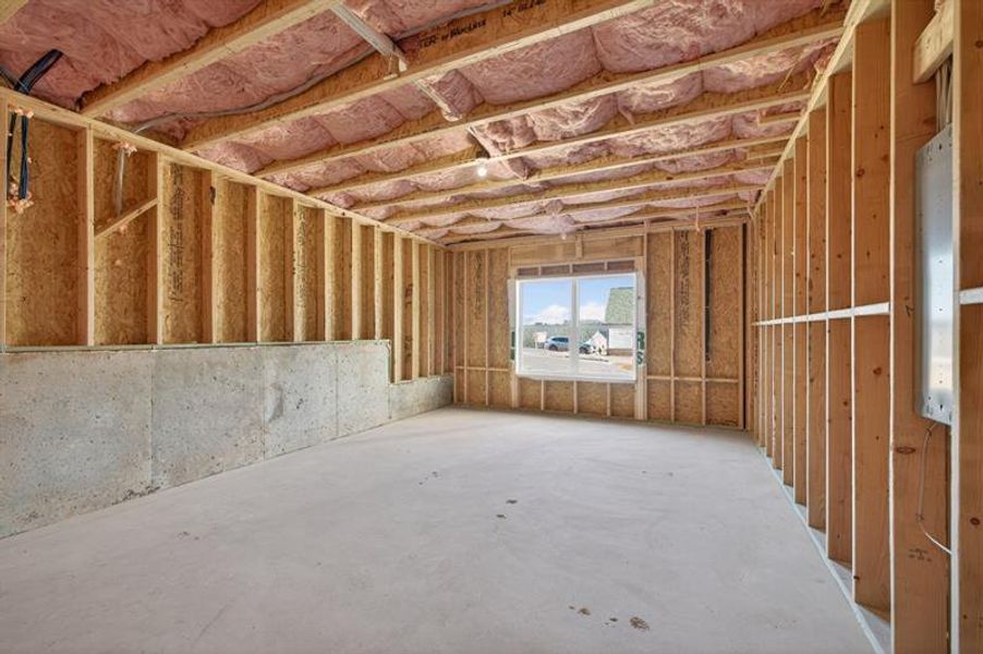In-progress construction of a new home in Hemingway, Flowery Branch, GA (Image 36).