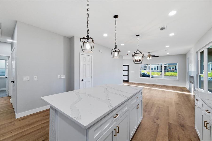 Furnished interior view inside a new home in , Fort Worth (Image 9).
