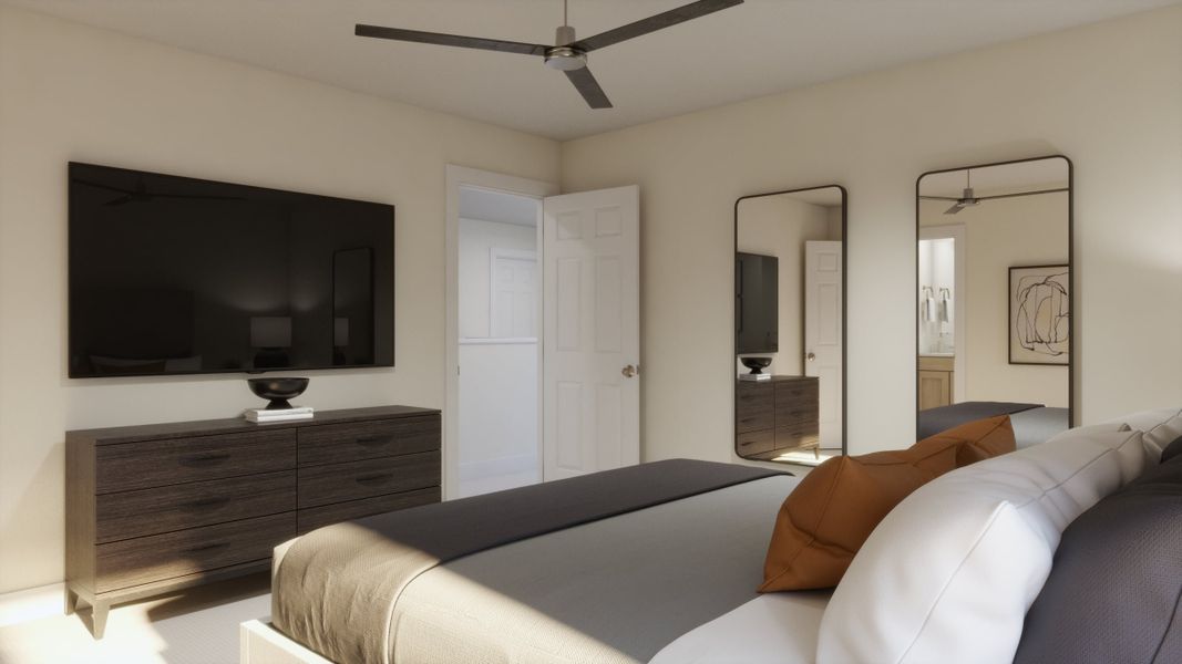 Representative furnished interior of a home built from the Marina by Risewell Homes in Beresford Woods, Deland (Image 10).