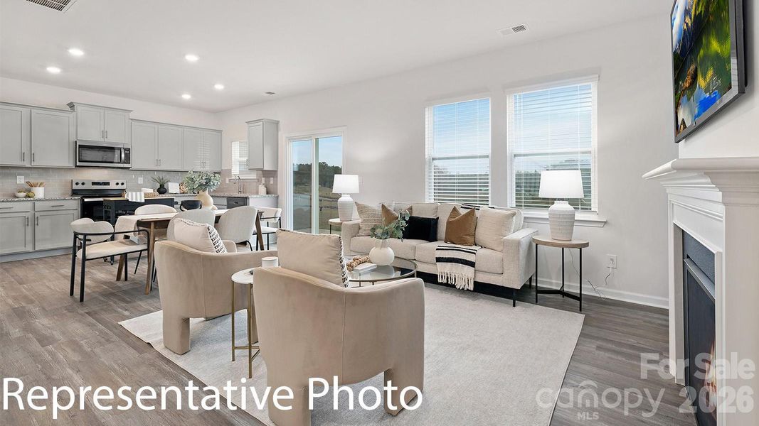 Furnished interior view inside a new home in Fergus Crossing, York (Image 13).