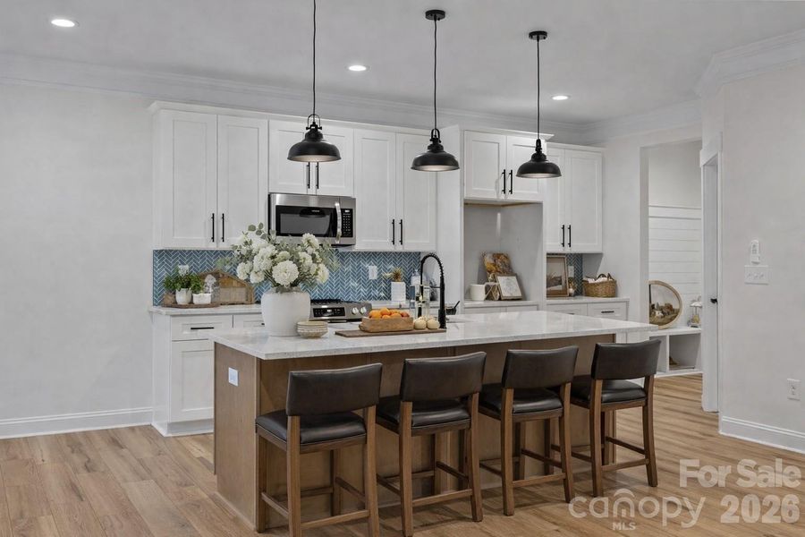 Furnished interior view inside a new home in , Salisbury (Image 9).