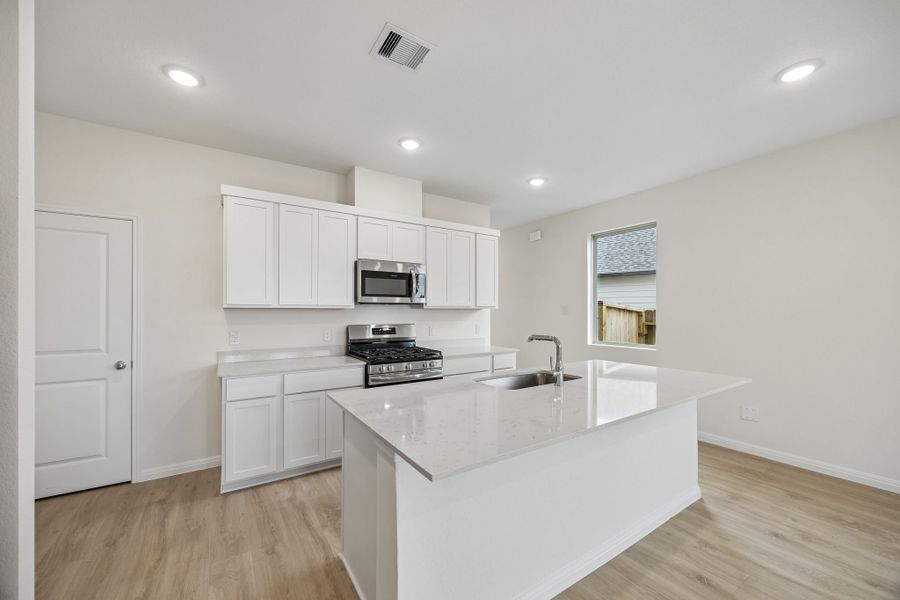 Furnished interior view inside a new home in Riviera Pines, Huffman (Image 17).