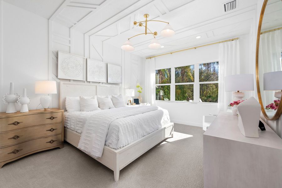 Representative furnished interior of a home built from the Annabelle by GL Homes in Valencia Ridge (55+), Wesley Chapel (Image 12).