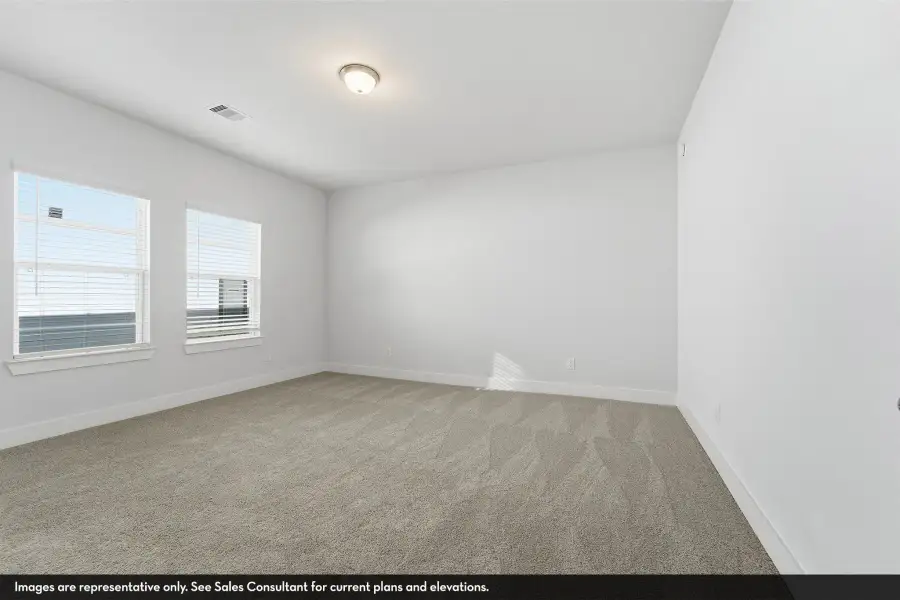 Representative unfurnished interior of a home built from the Aquila by CastleRock Communities in Chasin Heights, Converse (Image 16).