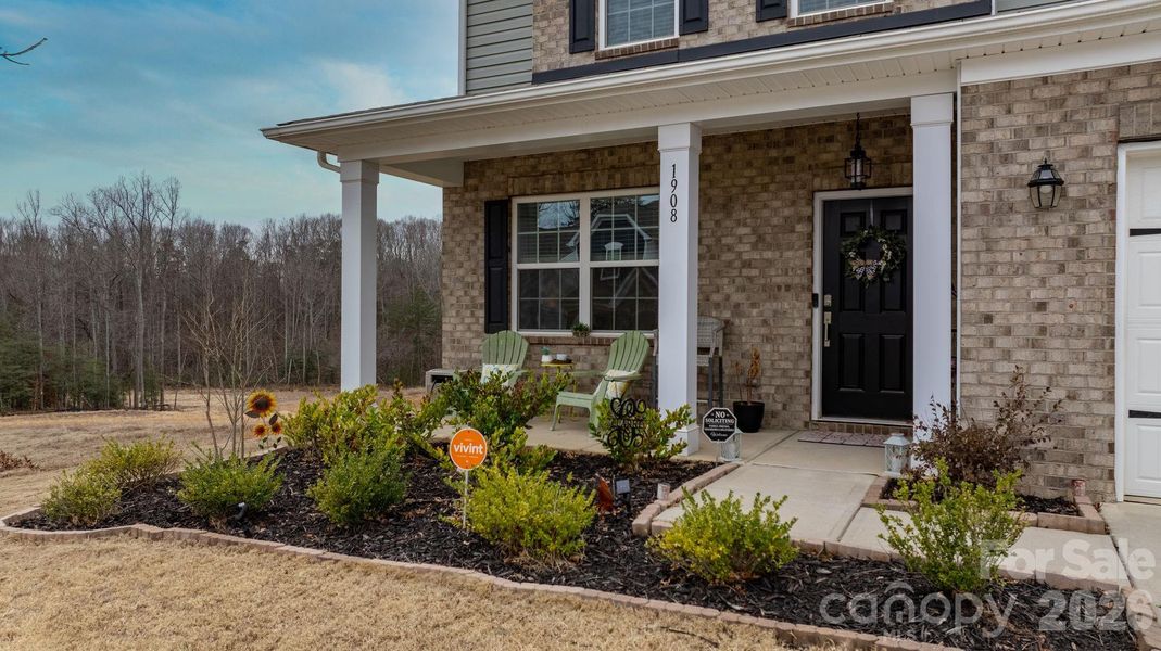 Exterior details and patio area of a home in Shannon Woods, Maiden (Image 28).