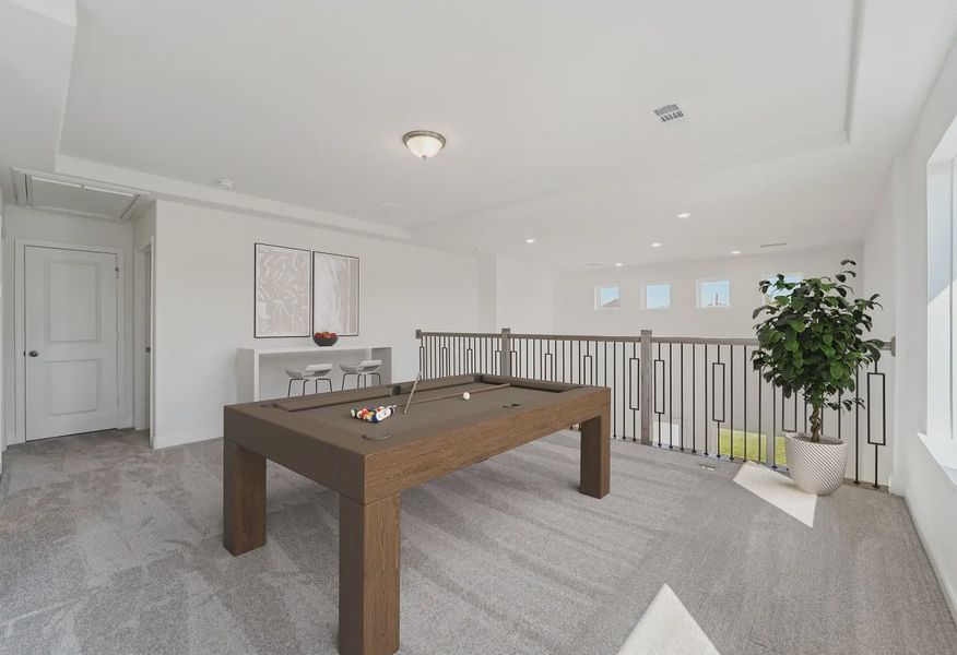 Plan 3049 game room - staged - 12 of 15 Plan 3049 game room - staged - 12 of 15