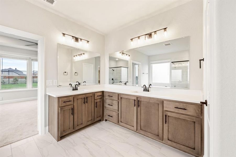 Furnished interior view inside a new home in Villages of Walnut Grove, Midlothian (Image 6).