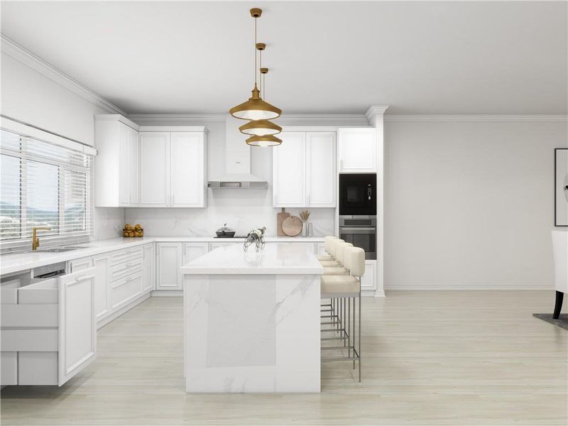 Furnished interior view inside a new home in , Cumming (Image 3).