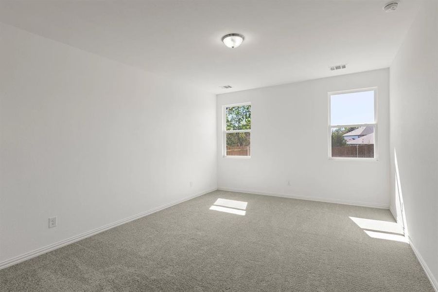 Spacious, unfurnished interior of a new home in Meadow Park, Melissa (Image 17). Spacious, unfurnished interior of a new home in Meadow Park, Melissa (Image 17).