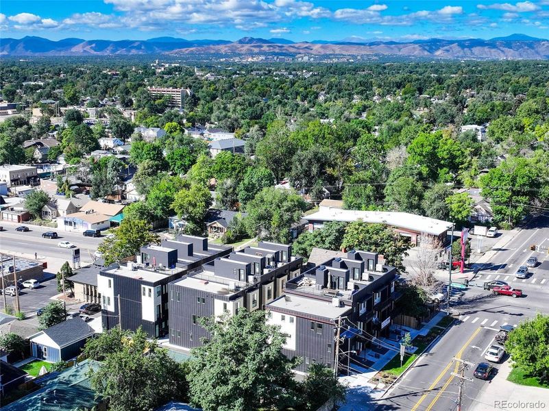 Aerial View of Mountains