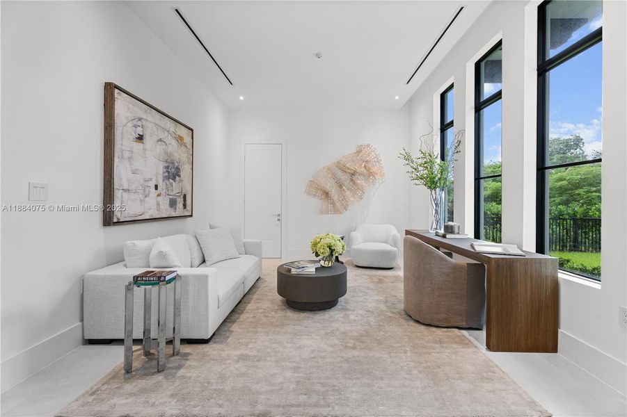 Furnished interior view inside a new home in , Miami (Image 6).