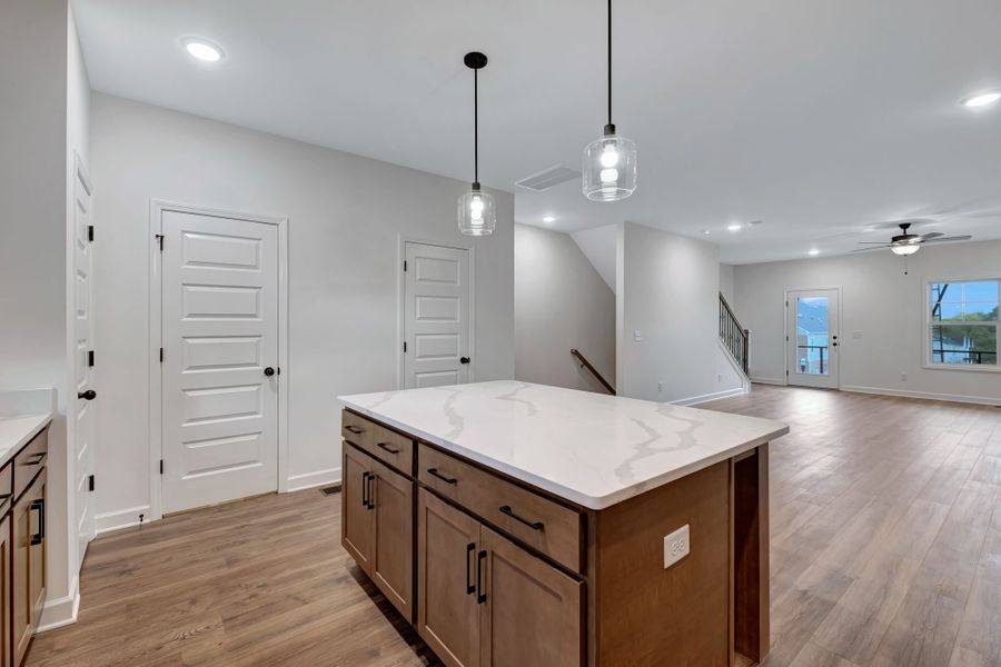 Spacious Kitchen Island Designed for Entertaining