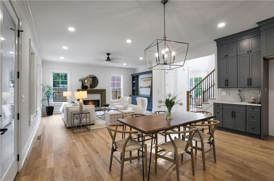 Furnished interior view inside a new home in , Decatur (Image 27).