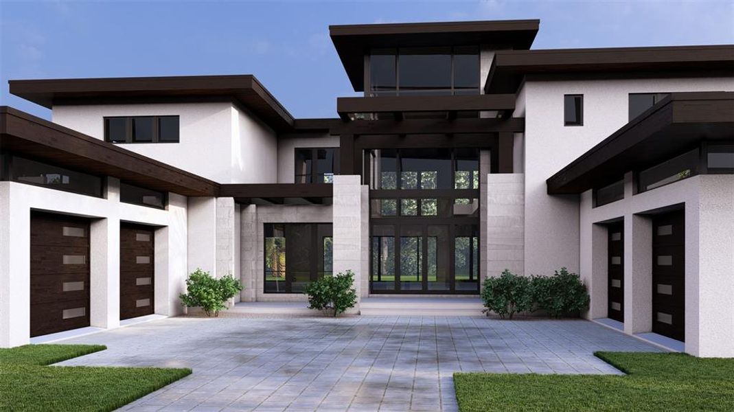 Front exterior of a new home in , Odessa, FL, highlighting curb appeal (Image 14). Front exterior of a new home in , Odessa, FL, highlighting curb appeal (Image 14).