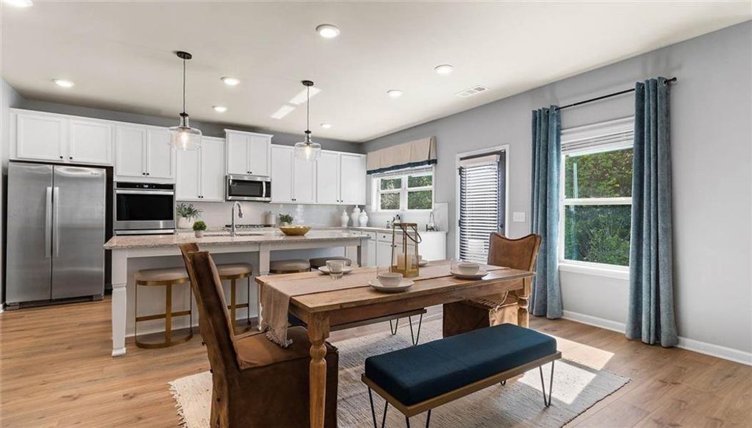 Furnished interior view inside a new home in Camp Creek Village, Atlanta (Image 23).