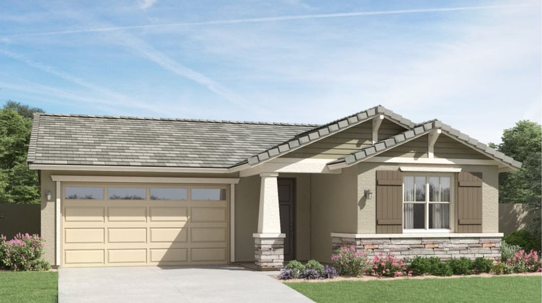 Craftsman home rendering