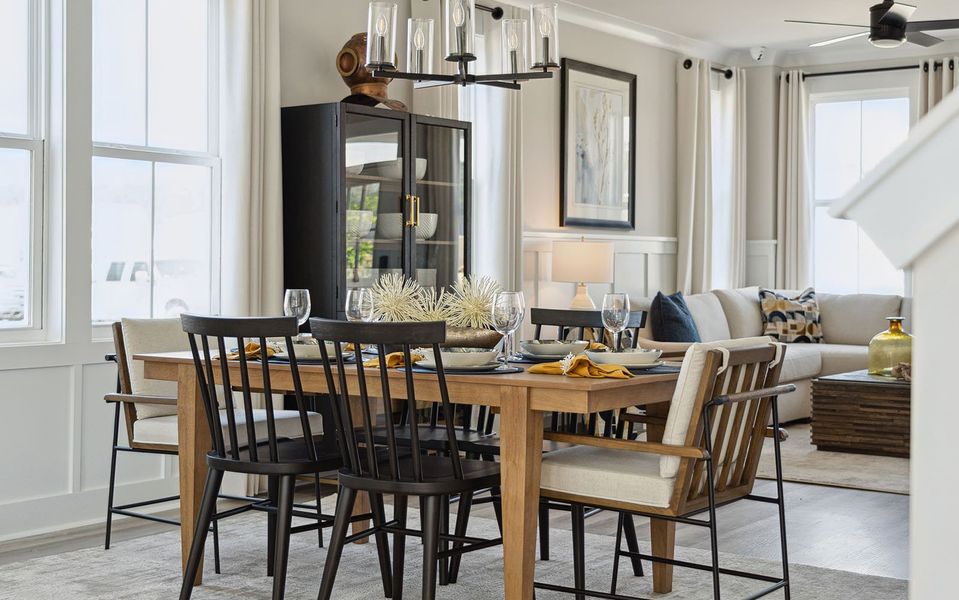 Furnished interior view inside a new home in Nexton, Summerville (Image 11).