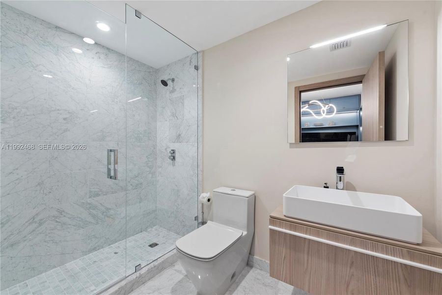 Furnished interior view inside a new home in , Bay Harbor Islands (Image 16).