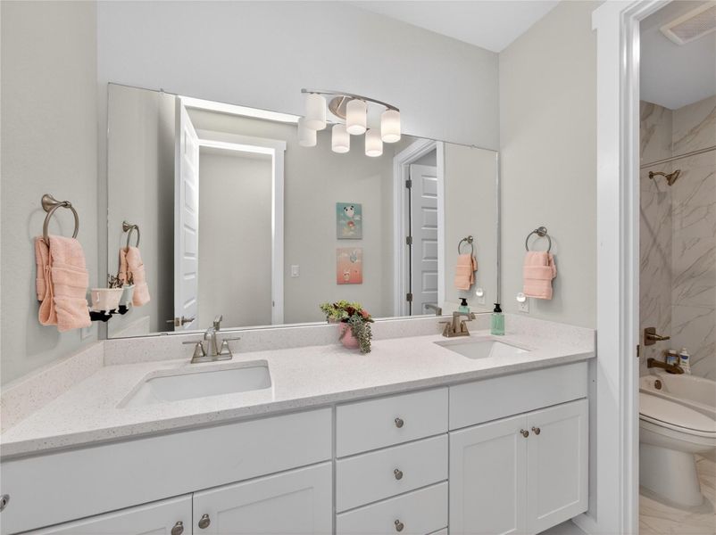 Furnished interior view inside a new home in , Liberty Hill (Image 33).