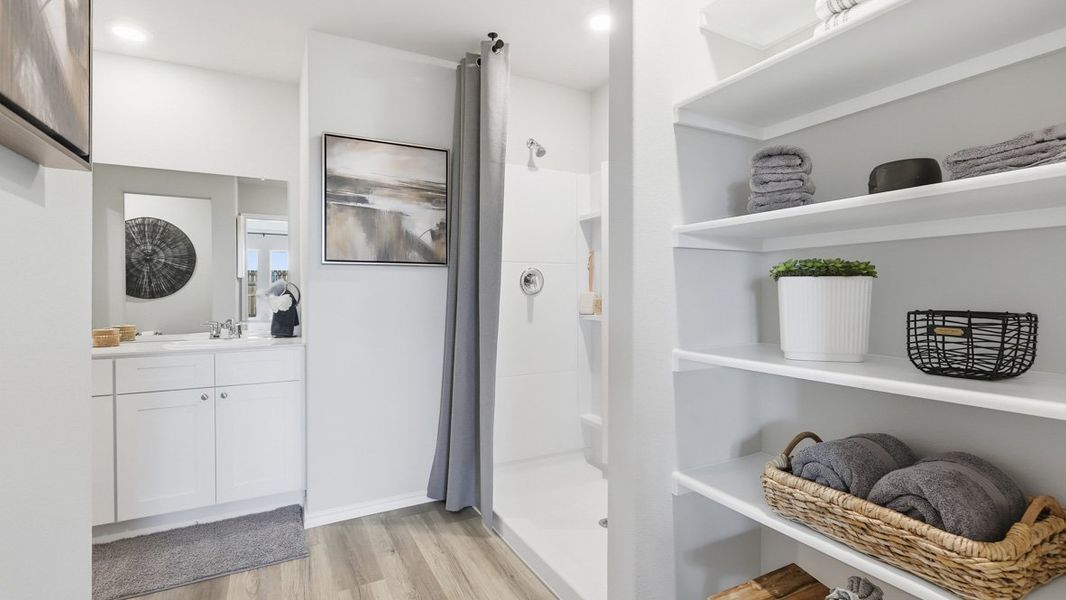 Furnished interior view inside a new home in Townes Landing, Fort Worth (Image 19).