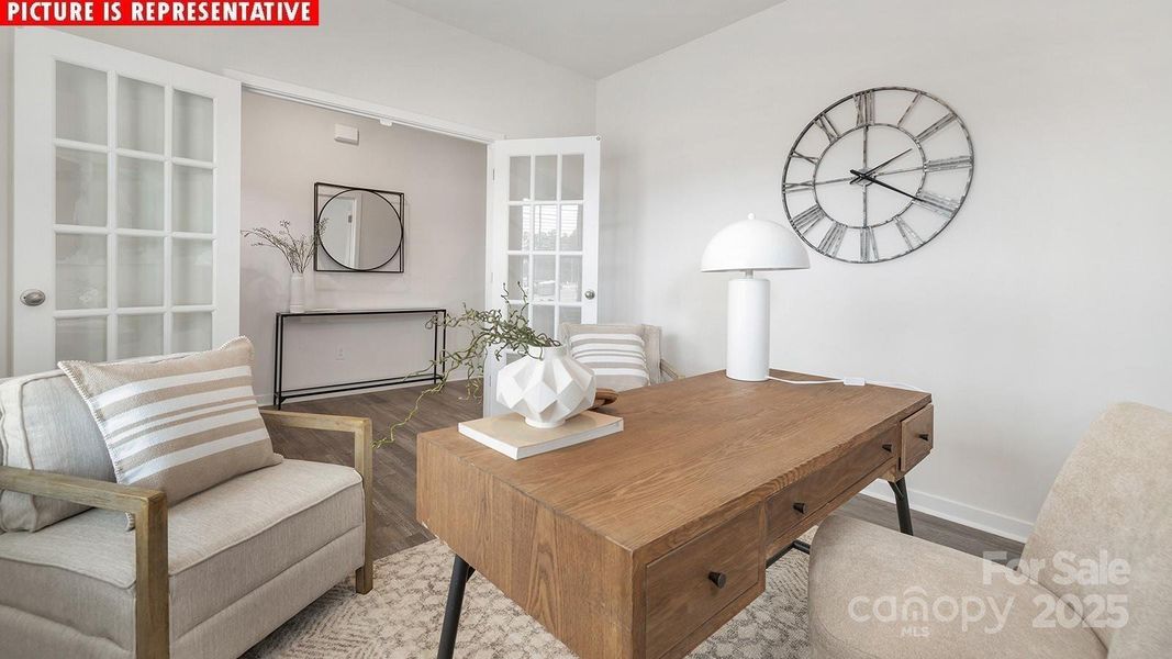 Furnished interior view inside a new home in Cardinal Creek, Charlotte (Image 4).