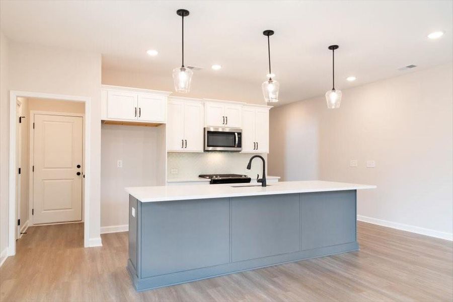 Furnished interior view inside a new home in Cherokee Township, Acworth (Image 5).