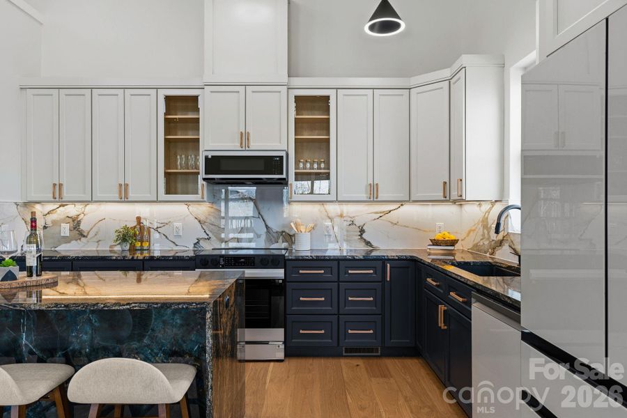 Furnished interior view inside a new home in , Asheville (Image 6).