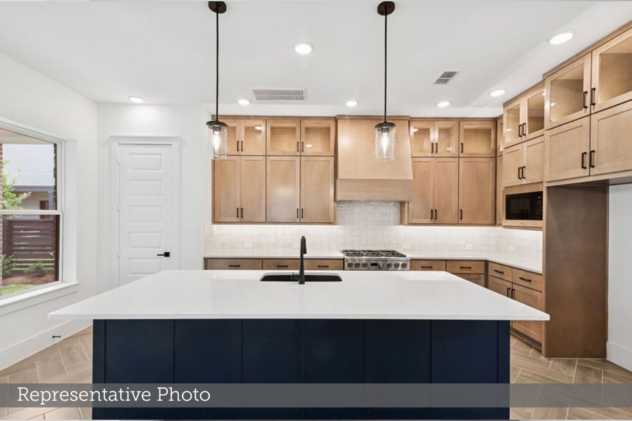 Furnished interior view inside a new home in Easthaven at Bridgeland Central - Vision Collection, Cypress (Image 6).