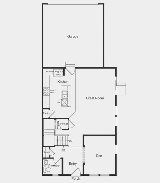 2D floor plan layout for the Plan 1964 by KB Home in Windler Villas, Aurora, CO (Image 3). 2D floor plan layout for the Plan 1964 by KB Home in Windler Villas, Aurora, CO (Image 3).