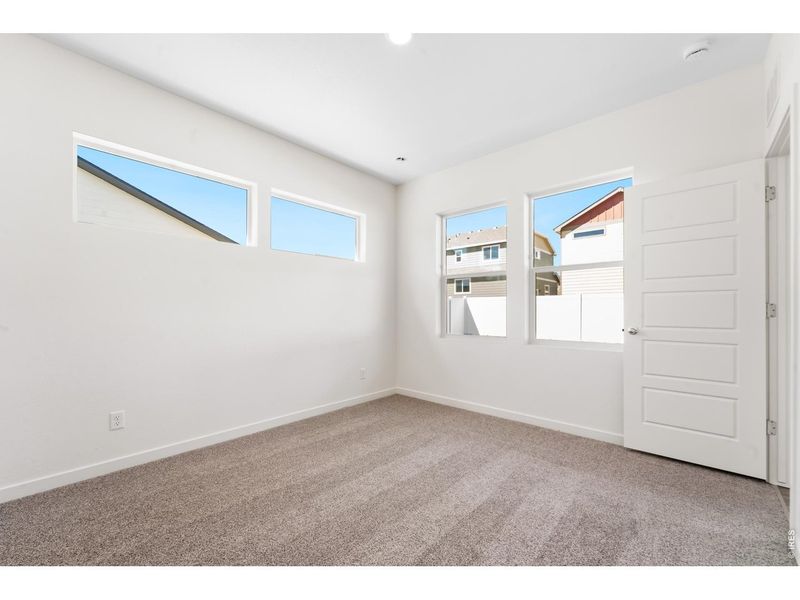 Spacious, unfurnished interior of a new home in Union Colony West, Greeley (Image 17). Spacious, unfurnished interior of a new home in Union Colony West, Greeley (Image 17).