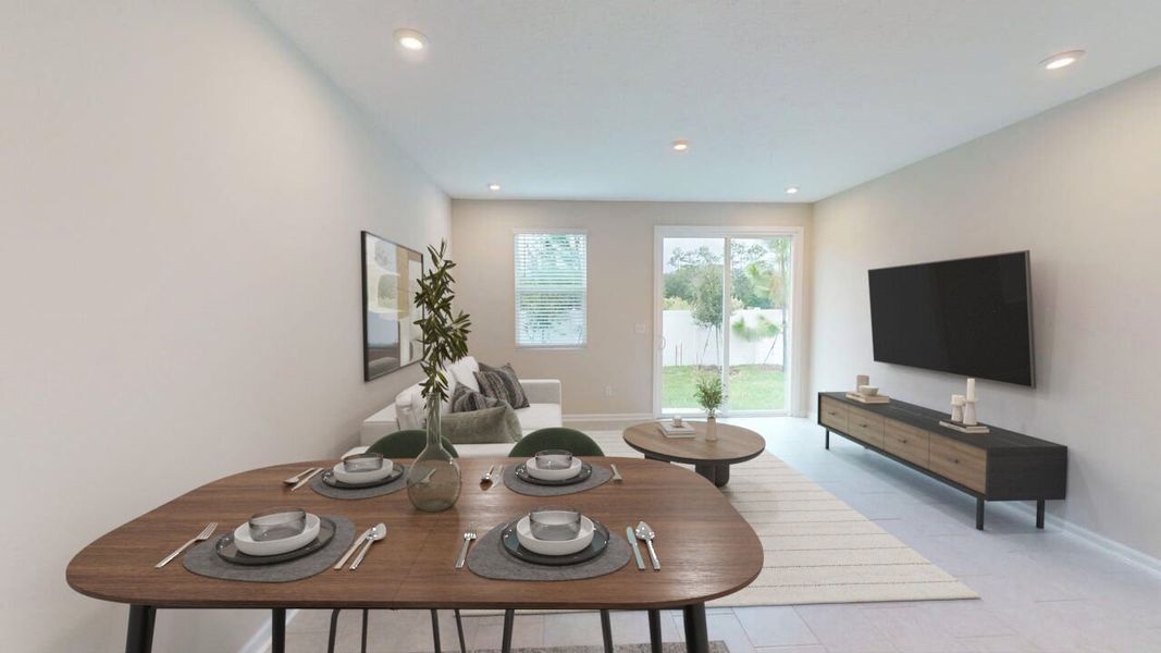 Furnished interior view inside a new home in Egret Creek, Jacksonville (Image 4). Furnished interior view inside a new home in Egret Creek, Jacksonville (Image 4).