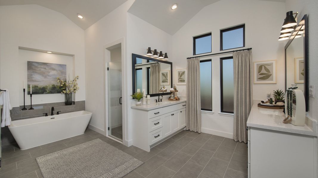 Furnished interior view inside a new home in Juniper Springs, Lockhart (Image 15). Furnished interior view inside a new home in Juniper Springs, Lockhart (Image 15).