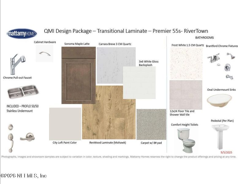 Sample of building materials used in homes in RiverTown, St. Johns (Image 4).
