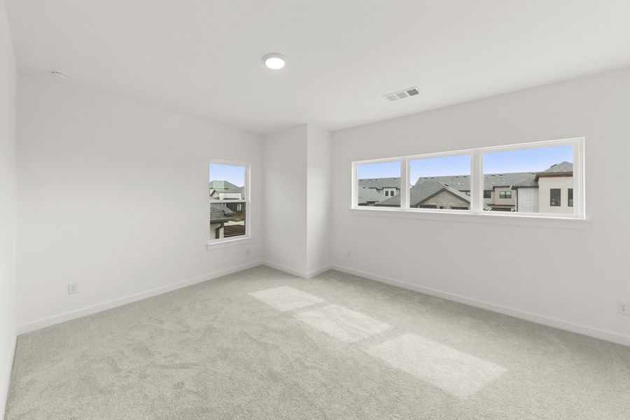 Spacious, unfurnished interior of a new home in Willow Grove Single-Family Homes, Melissa (Image 39). Spacious, unfurnished interior of a new home in Willow Grove Single-Family Homes, Melissa (Image 39).
