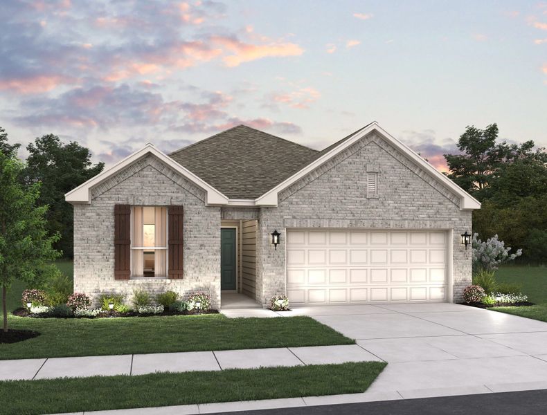 Representative exterior photo of a completed home built from the Sage by Ashton Woods in Arcadia Ridge, San Antonio, TX (Image 20). Representative exterior photo of a completed home built from the Sage by Ashton Woods in Arcadia Ridge, San Antonio, TX (Image 20).