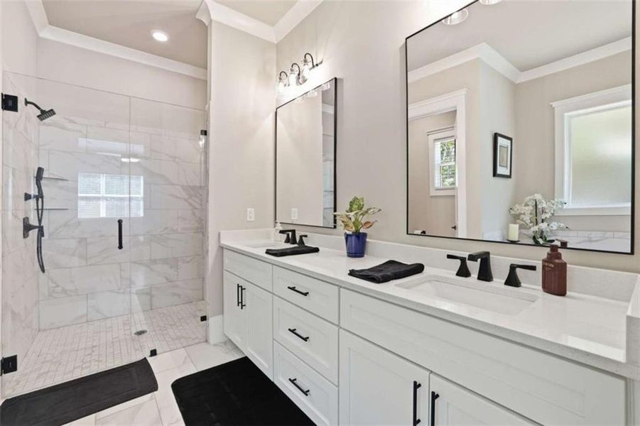 Furnished interior view inside a new home in , Clarkesville (Image 19).