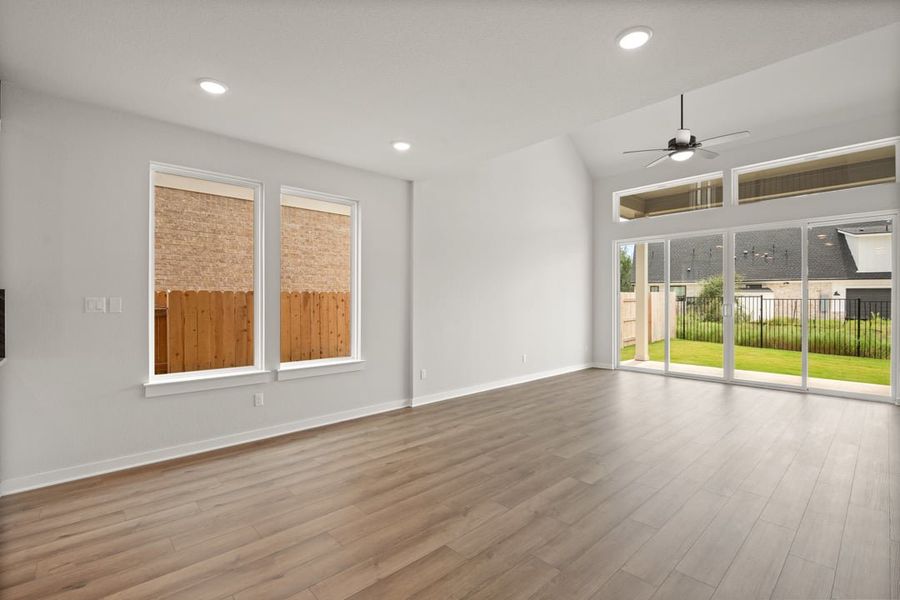 Spacious, unfurnished interior of a new home in Terrace Collection at Lariat, Liberty Hill (Image 33). Spacious, unfurnished interior of a new home in Terrace Collection at Lariat, Liberty Hill (Image 33).