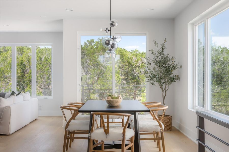 Furnished interior view inside a new home in , Austin (Image 6). Furnished interior view inside a new home in , Austin (Image 6).