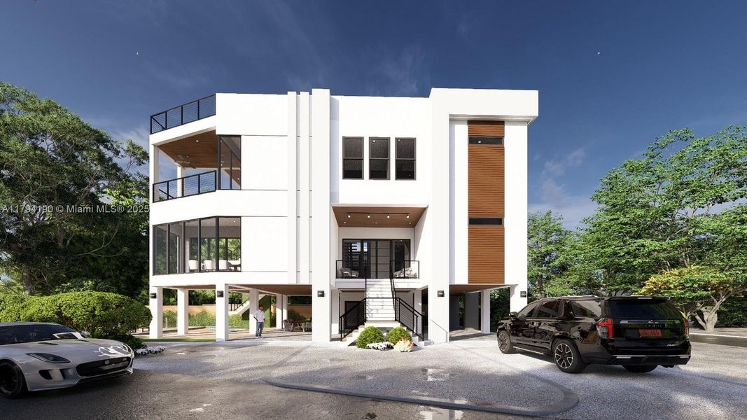 Front exterior of a new home in , Marathon, FL, highlighting curb appeal (Image 11). Front exterior of a new home in , Marathon, FL, highlighting curb appeal (Image 11).