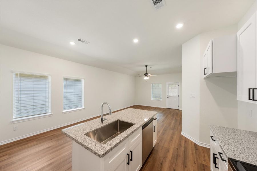 Furnished interior view inside a new home in , Willis (Image 6). Furnished interior view inside a new home in , Willis (Image 6).