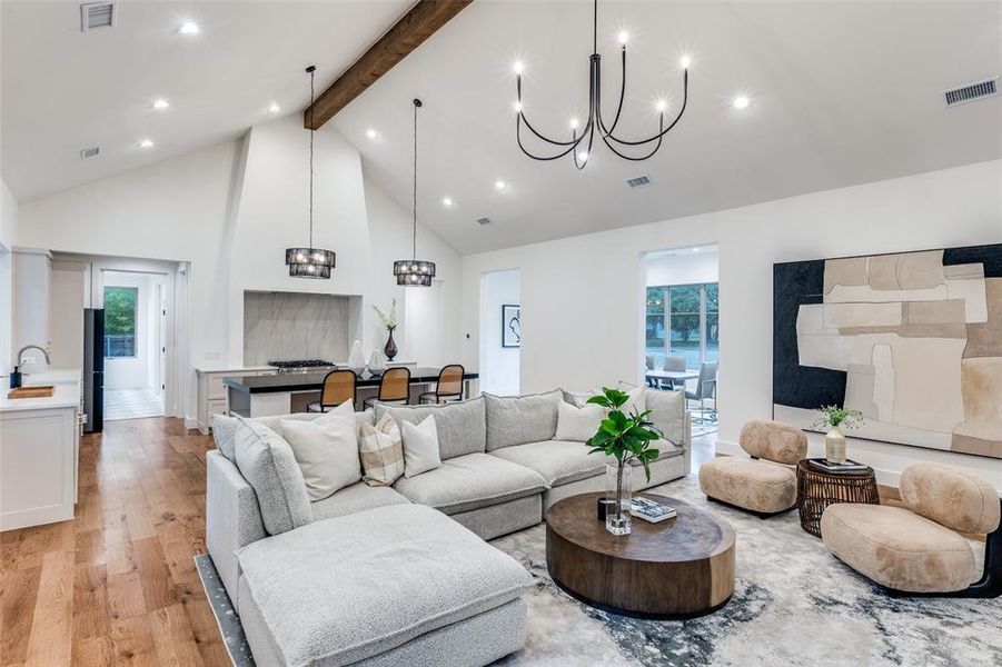 Furnished interior view inside a new home in , Dallas (Image 9). Furnished interior view inside a new home in , Dallas (Image 9).