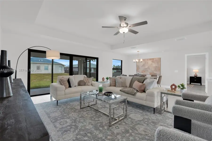 Furnished interior view inside a new home in , Lehigh Acres (Image 34).