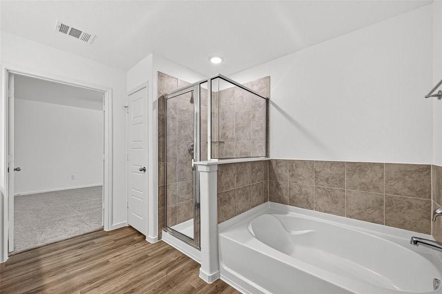Furnished interior view inside a new home in Mill Creek Trails, Magnolia (Image 11).