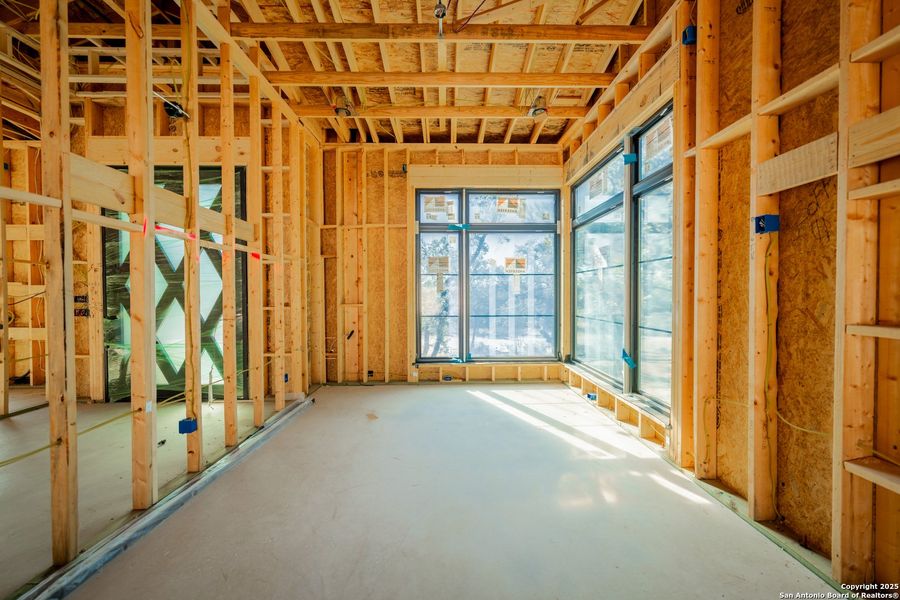 In-progress construction of a new home in , Boerne, TX (Image 21).