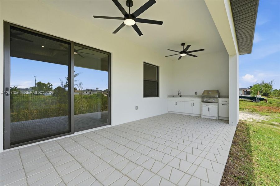 Exterior details and patio area of a home in , Cape Coral (Image 3). Exterior details and patio area of a home in , Cape Coral (Image 3).