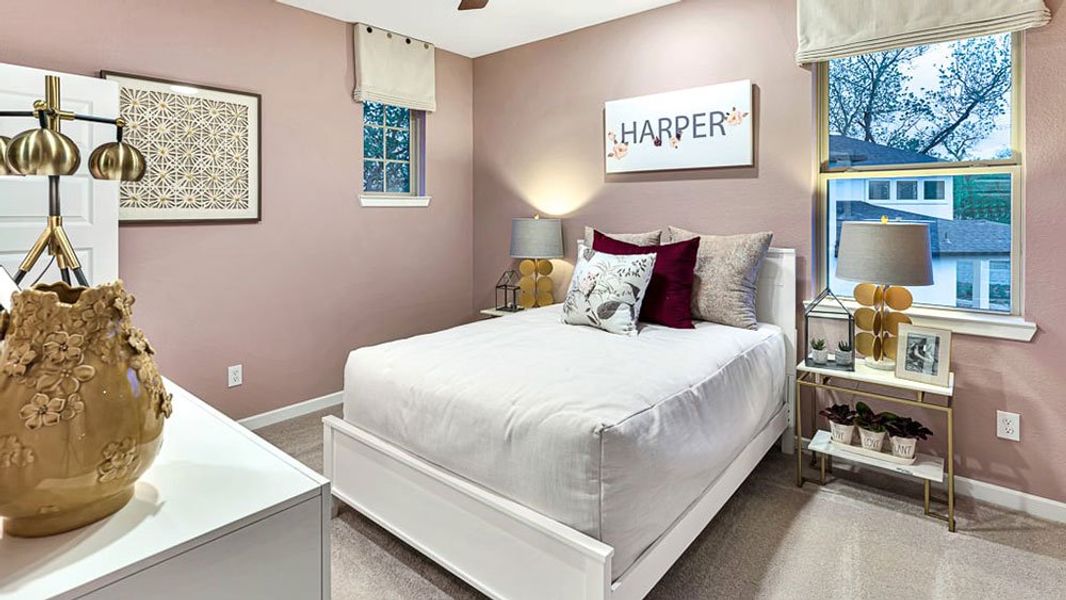 Representative furnished interior of a home built from the Carnelian by Taylor Morrison in Avalon at Friendswood, Friendswood (Image 19).