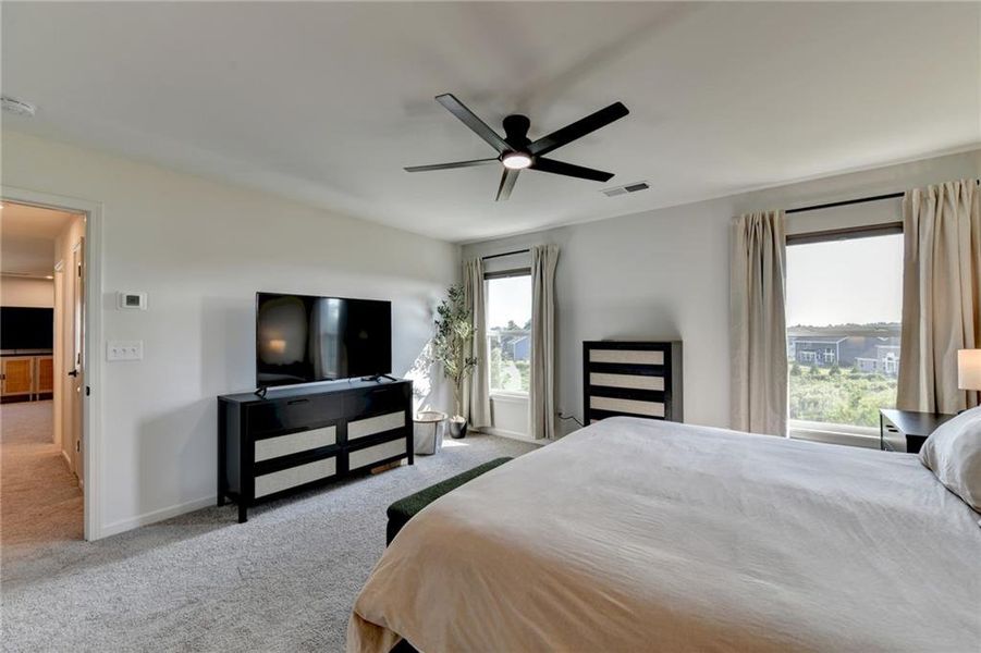 Furnished interior view inside a new home in Sweetbay Farm, Lawrenceville (Image 44).